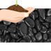 Margo 20 lb Black Super Polished Pebbles, 1" to 2"   555017536